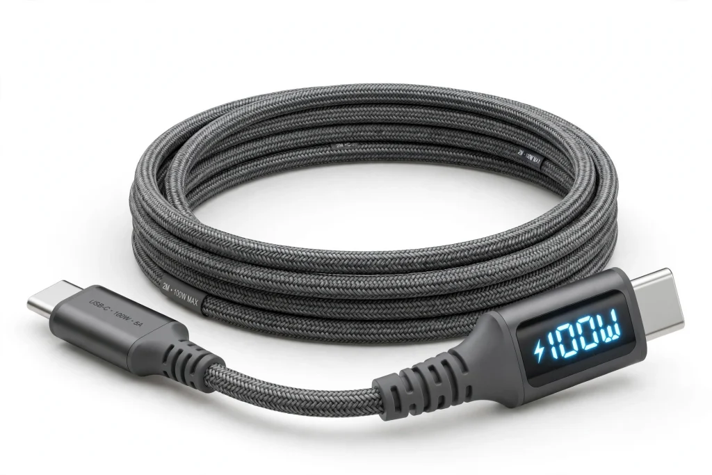 JY-CB100N 100W Nylon Braided USB-C Cable