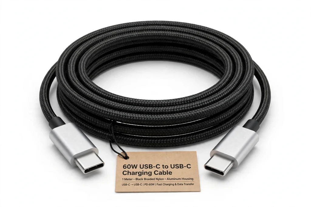 JY-CB60N 60W Nylon Braided USB-C Cable
