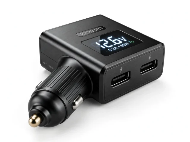 JY-CC100 100W Dual USB-C Car Charger