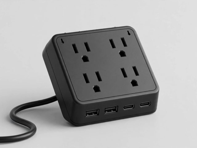 JY-SP04 Compact Wall Mount Power Strip