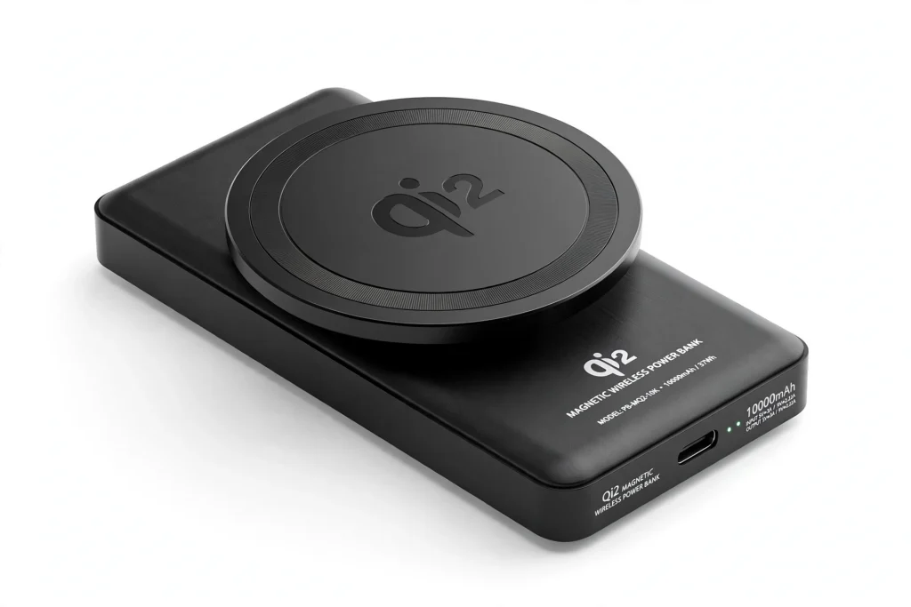 JY-PB10S 10000mAh Qi2 Magnetic Power Bank
