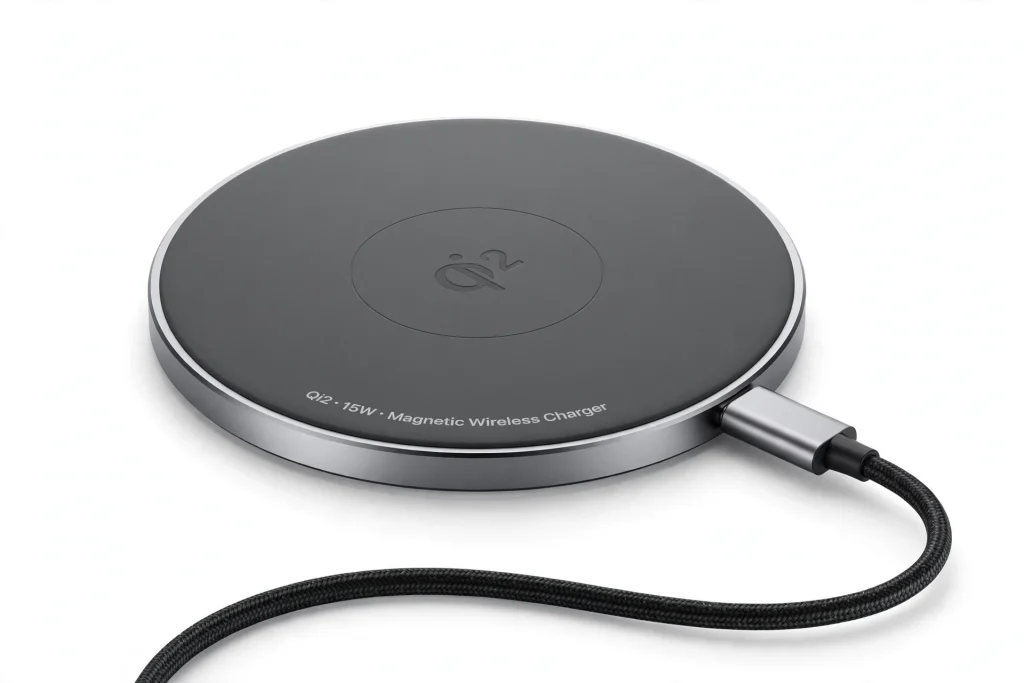 JY-WX2A 15W + 5W 2-in-1 Qi2 Charging Pad