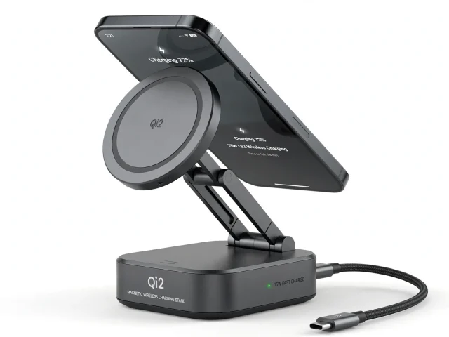 JY-WXS15 15W Foldable Qi2 Charging Stand